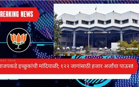 नाशिक महापालिका निवडणूक: भाजपकडे इच्छुकांची मांदियाळी; १२२ जागांसाठी हजार अर्जांचा पाऊस!