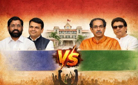 भाजप‑शिंदेसेना ८५‑३७ सीट वाटपासह लढणार, उद्धवसेना‑मनसेला मोठ आव्हान..