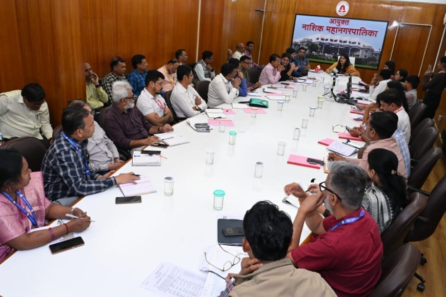 नाशिक महानगरपालिका सार्वत्रिक निवडणूक २०२५ च्या पूर्वतयारीची बैठक मनपा आयुक्त कार्यालयात संपन्न