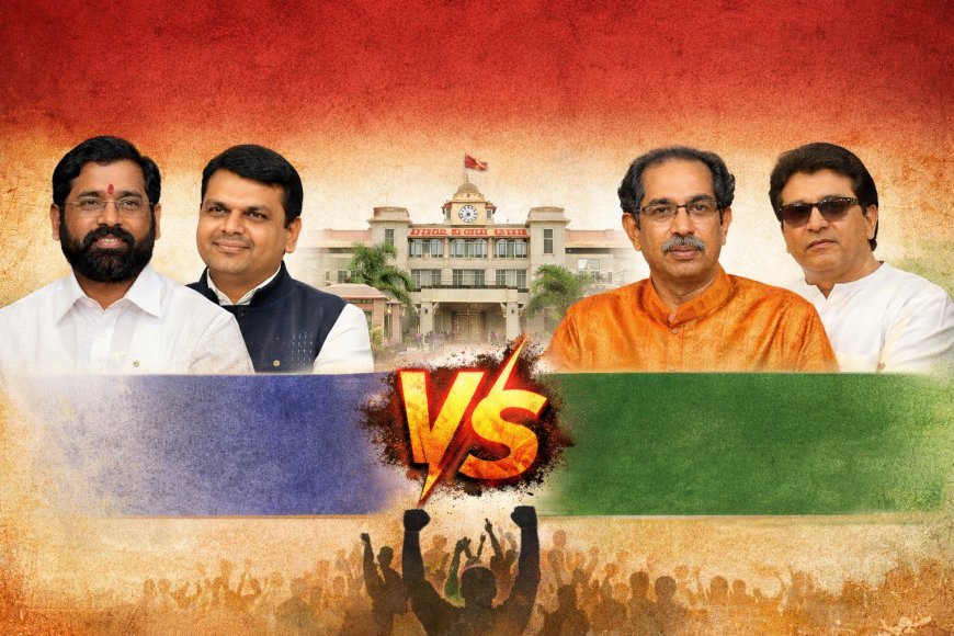 भाजप‑शिंदेसेना ८५‑३७ सीट वाटपासह लढणार, उद्धवसेना‑मनसेला मोठ आव्हान..